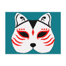 Mascarilla de gato japonés