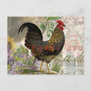 Postal Mascota de la granja de galerías de arte de cosech