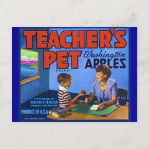 Postal Mascota del profesor