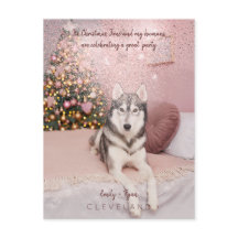 Mascota fotográfico sofisticado Navidad Fiesta