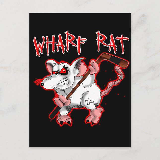 Postal Mascota Personalizado Wharf Rat (Anverso)