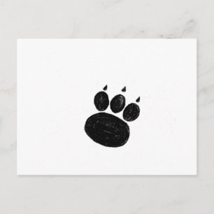 Postal Mascota Sitter y Perro Walker Paw Print