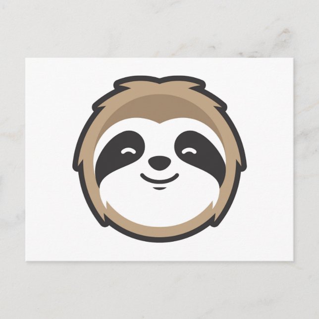 Postal Mascota Sloth (Anverso)