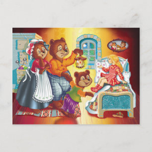 Postal Masha y 3 osos