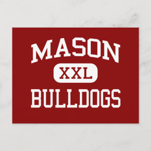 Postal Mason - Bulldoges - Escuela Secundaria - Mason Mic