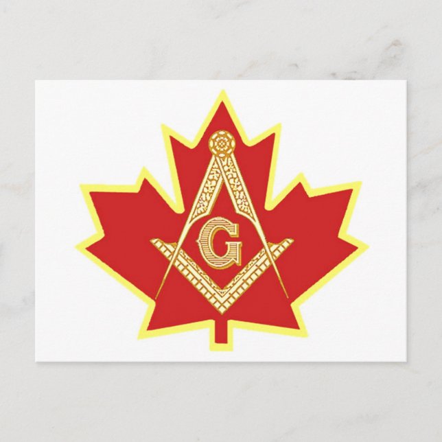 POSTAL MASON CANADIENSE (Anverso)