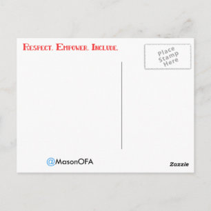 Postal Mason OFA Postcard