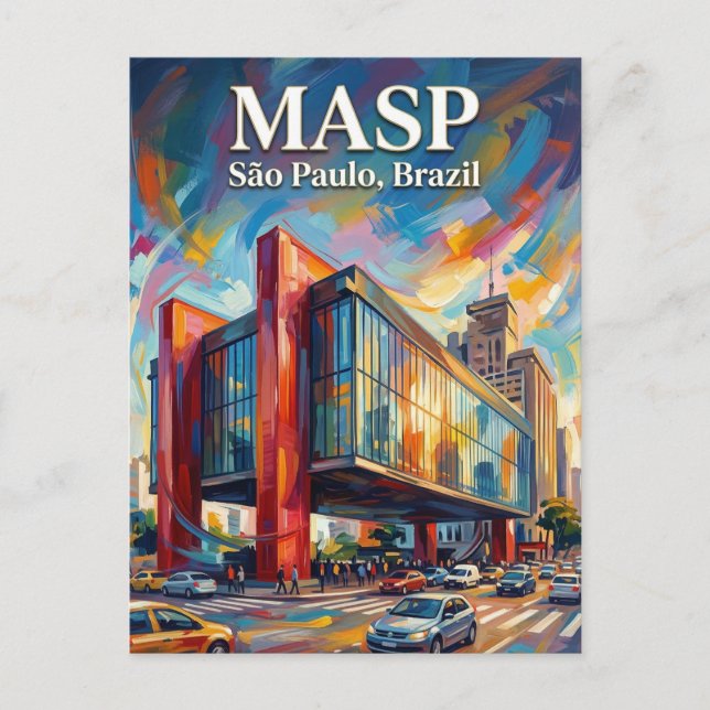 Postal MASP Brasil (Anverso)