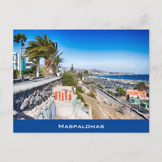 Postal Maspalomas (Anverso)