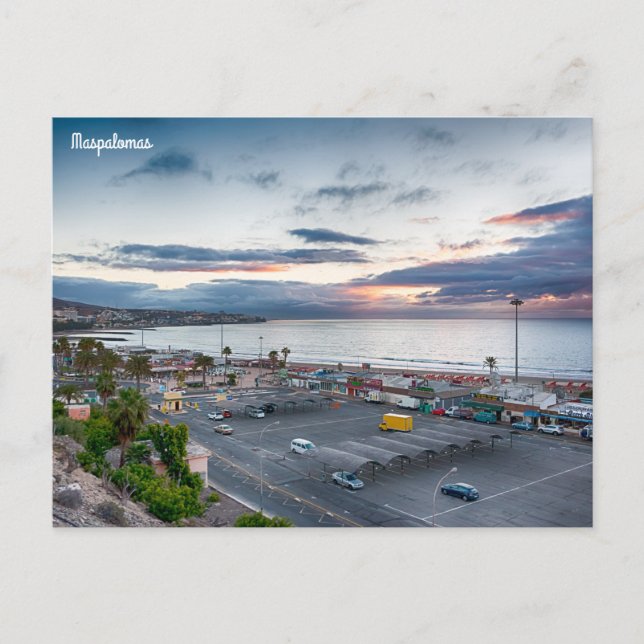 Postal Maspalomas Sunrise (Anverso)