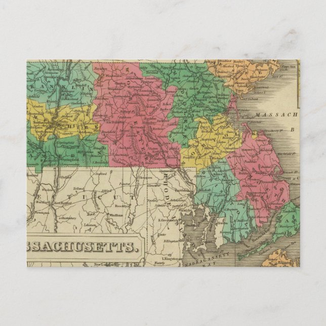 Postal Massachusetts 7 (Anverso)