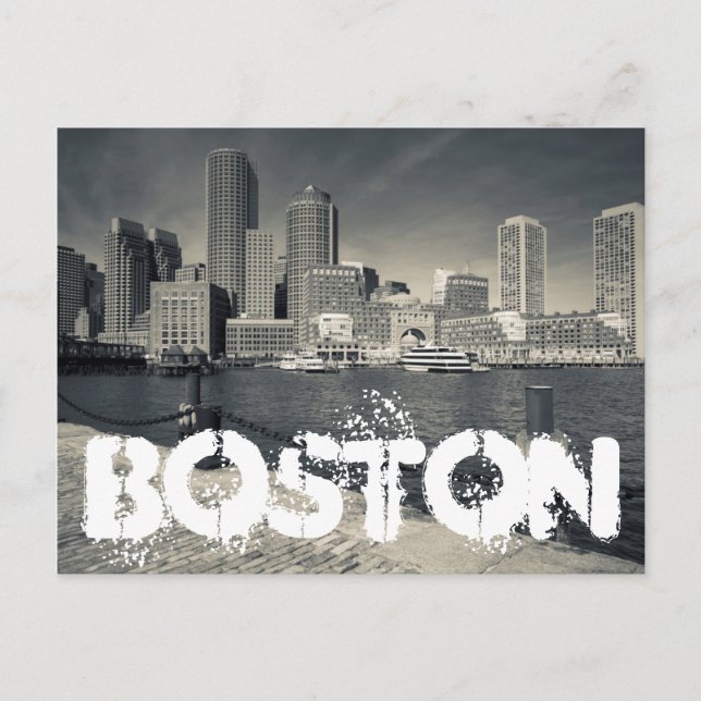 Postal Massachusetts, Boston, edificios Rowe's Wharf (Anverso)