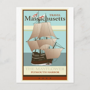 Postal Massachusetts de viajes