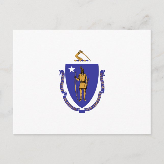 Postal Massachusetts, Estados Unidos (Anverso)