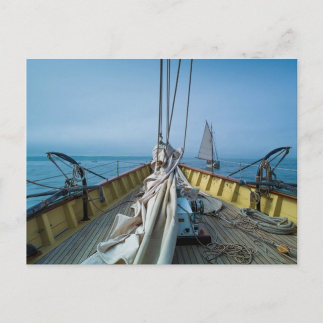 Postal Massachusetts, Gloucester, Festival de Schooner 3 (Anverso)