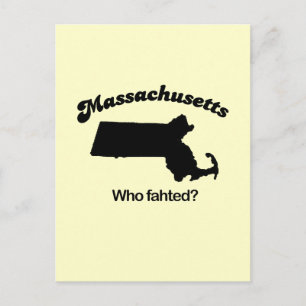 Postal Massachusetts Motto - ¿Quién se desmayó?