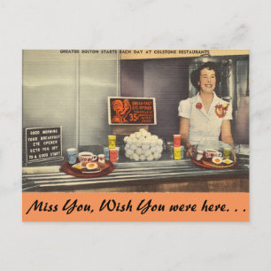 Postal Massachusetts, Restaurante Colstone, Boston