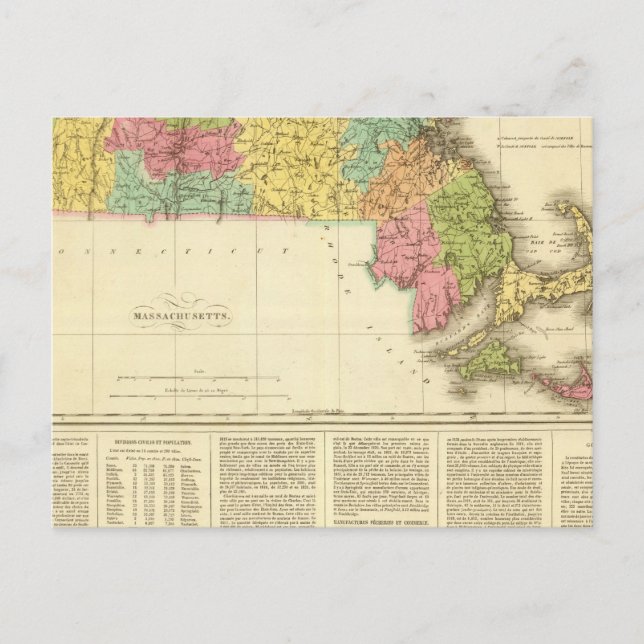 Postal Massachusetts US (Anverso)