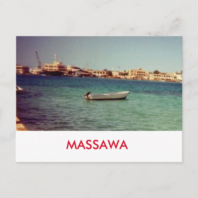 POSTAL MASSAWA (Anverso)