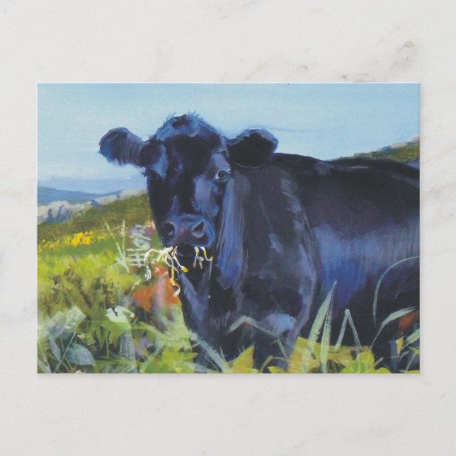 Postal Masticando la cud (Anverso)