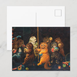 Postal Mástil de mayo | Louis Wain |