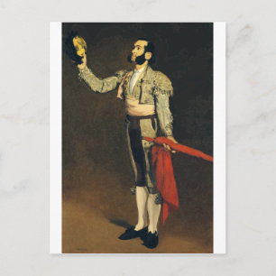 Postal Matador español por Edouard Manet