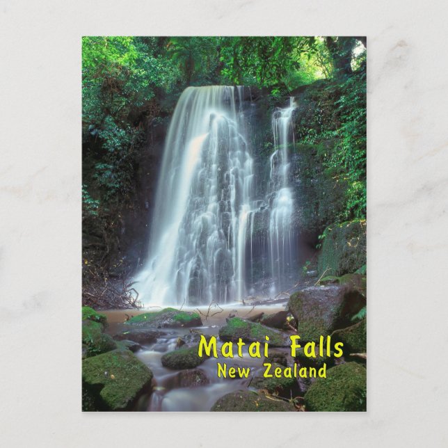 Postal Matai Falls (Anverso)