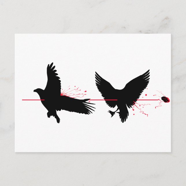 Postal Matar a dos pájaros con una piedra (Anverso)