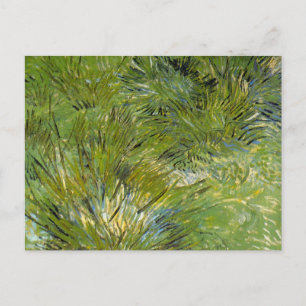 Postal Matas de hierba de Vincent van Gogh