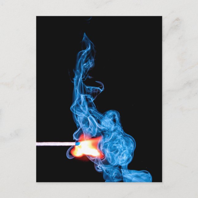 Postal match-359970 palos de fósforo humo encender la luz (Anverso)