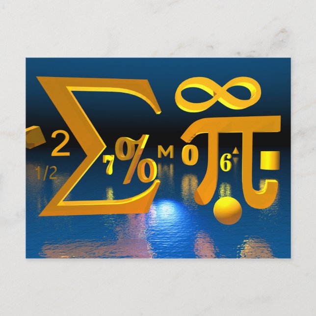 Postal matemática (Anverso)