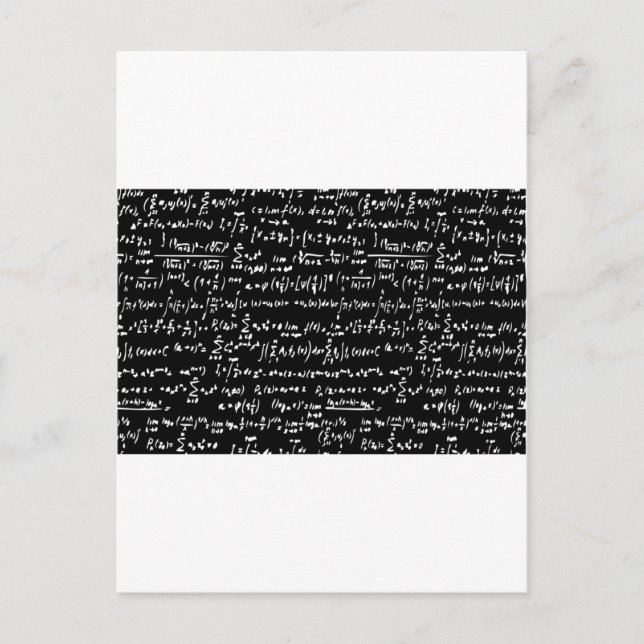 Postal Matemáticas (Anverso)