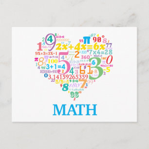 Postal Matemáticas del Corazón