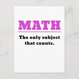 Postal Matemáticas es el único sujeto que cuenta