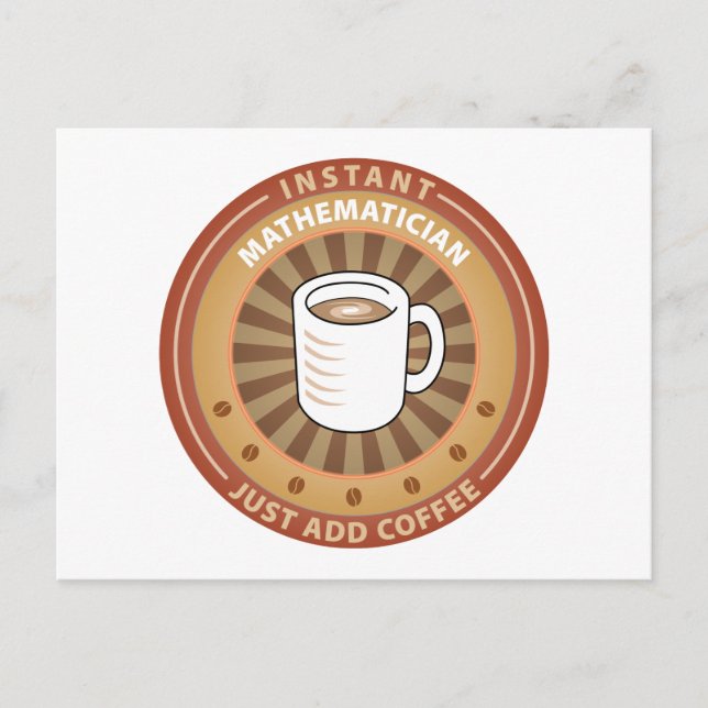 Postal Matemático instantáneo (Anverso)