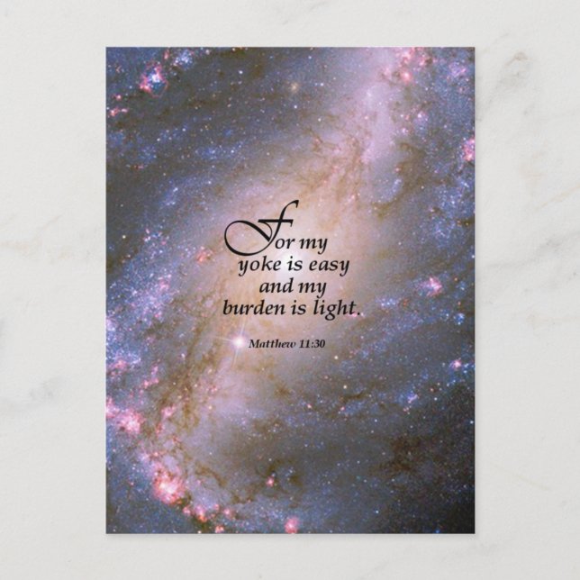 Postal Mateo 11:30 (Anverso)