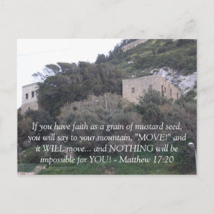 Postal Mateo 17:20