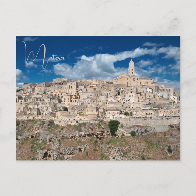 Postal Matera Basilicata Italia (Anverso)