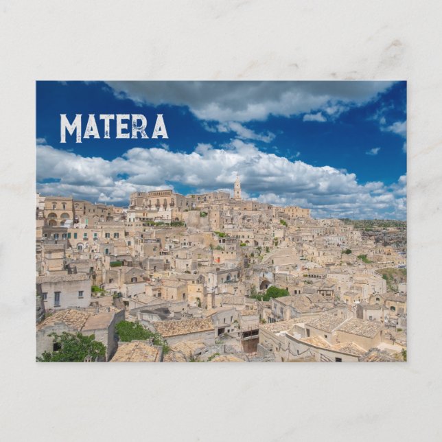 Postal Matera Basilicata Italia (Anverso)