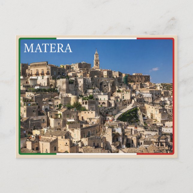 Postal Matera - Italy (Anverso)