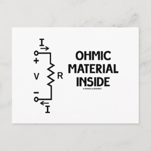 Postal Material cósmico interno (Ley de Ohm)