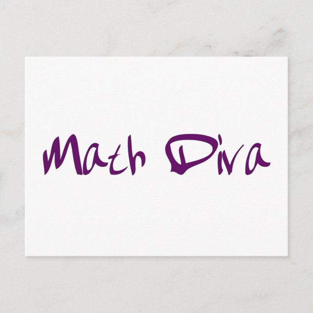 Postal Math Diva (Anverso)