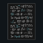 Postal Math formulas mathematics physics student teacher<br><div class="desc">I love math. A must have for every student,  math student and math teacher,  physicist,  physics student,  physics teacher,  physics lover and math lovers. Good for the young and old.</div>
