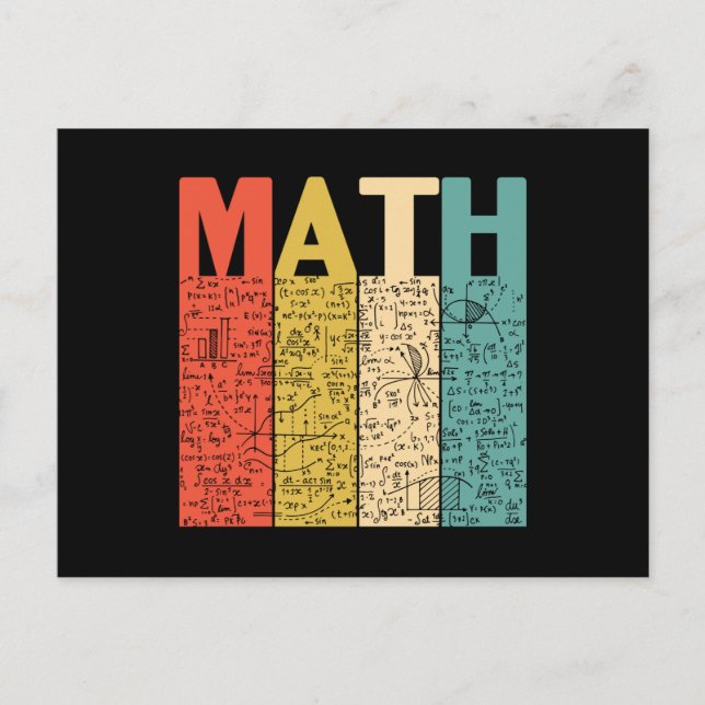 Postal Math, Math Teacher (Anverso)