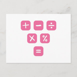 Postal Math Symbols matemáticos Rótulos matemáticos matem