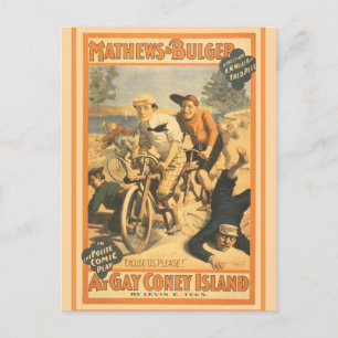 Postal Mathew y Bulger en la isla Gay Coney