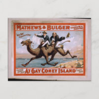 Mathews & Bulger, 'En la isla Gay Coney' Vintage T