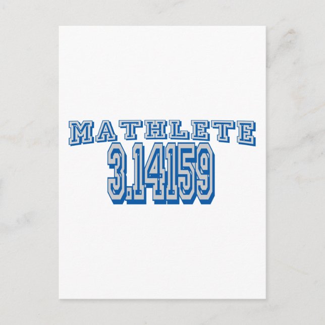 Postal Mathlete Pi (Anverso)