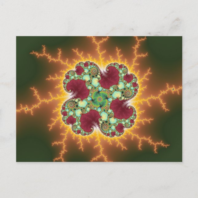 Postal Matilda 17 - Arte fractal (Anverso)