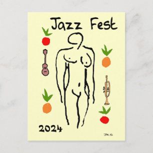 Postal Matisse Style, Jazz Fest, fecha de edición